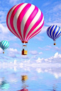 ♥ Hot air balloons