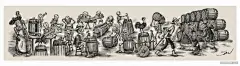 美国Steven Noble木刻雕刻版画风格酒类标签插画作品 [130P] 11.jpg