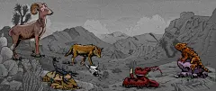 adobe desert ILLUSTRATION  Illustrator Landscape off road photoshop Racing