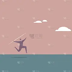 商人掷标枪。