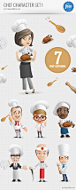 Chef Vector Character Set