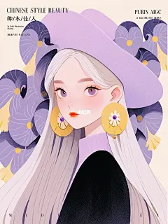 AI绘画·紫色真的跟浪漫很配啊 超爱❤️