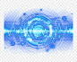 蓝色科技光效-光效果-光效素材-光效png