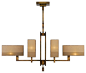 Fine Art Lamps Perspectives Bronze Chandelier, 734040ST contemporary-chandeliers