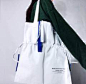MIXBLACK限量定制设计感原创标签包帆布袋韩国背包大号抽绳帆布包 20 陈奉
