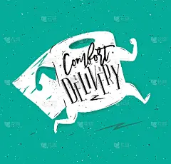 海报舒适交付白色