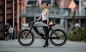 Black Electric Bike