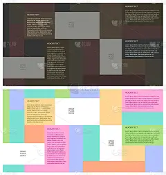 期刊传播设计模板。