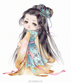 易生桐心采集到画画的小夏