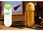谷的家便携PLA双层玉米杯 女士学生水杯创意茶杯子 便携水杯330ml-tmall.com天猫
