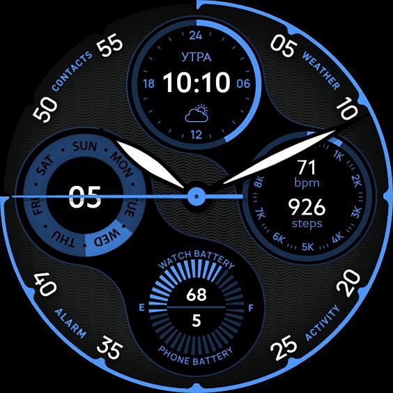 Themeable watchface ...