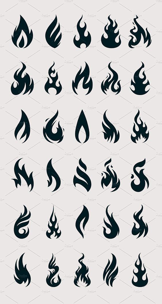 Vector Fire Icons #t...