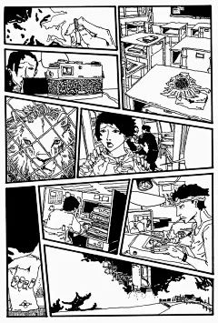 炸炸毛  的插画 最喜欢画这种前后左右没有关系的分镜～