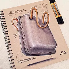 其实每次都发的每一张图片都能学到很多东西。静下心来仔细去研究推敲每一张图的细节。总有一天你会被自己努力而感动。#工业设计# 马克笔手绘光影篇#产品手绘#