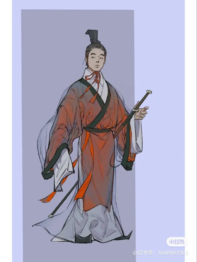 汉-直裾袍+纱衣 [Hanfu・漢服] Chinese Han Dynasty Traditional Clothing Hanfu By ...