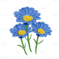手绘-油画棒花卉植物元素贴纸8