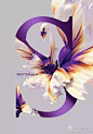 美丽的2016月份花卉字体设计 2长沙·王家湾