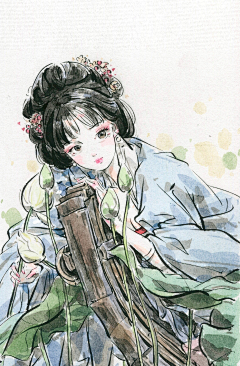 柳细细采集到插画