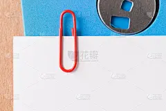 回形针,白色,空白的,名片,商务,请柬,红色,数据,图像,会议
