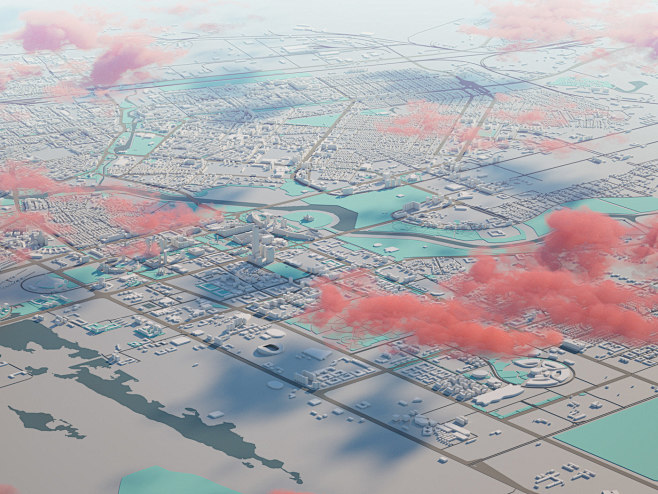 astana city GIS map ...