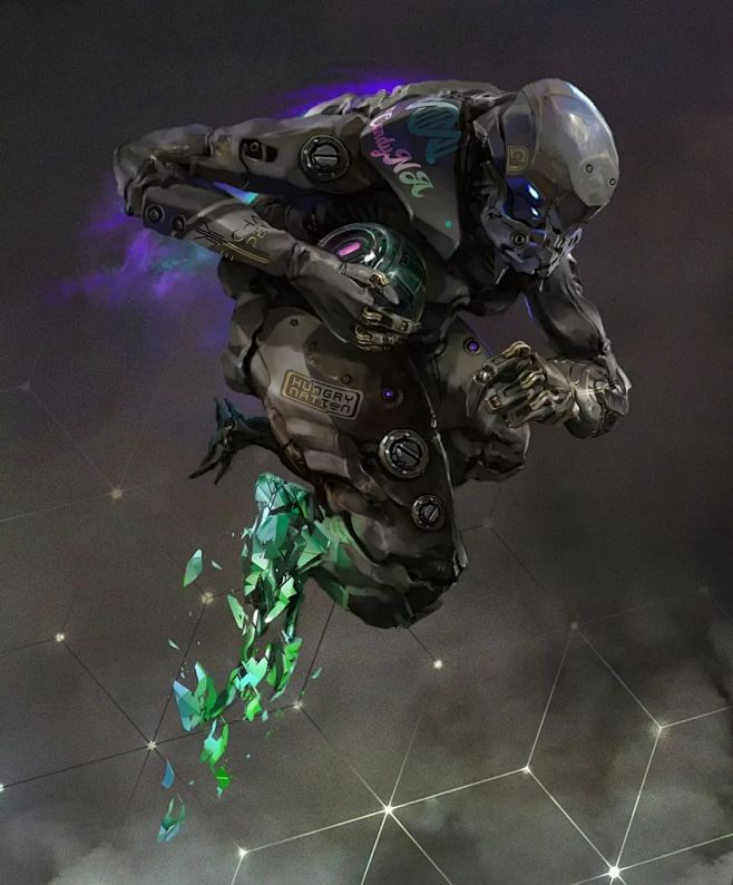 fragantanguy生物与机械结合的灵感爆棚作品
