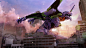 Anime 1920x1080 Neon Genesis Evangelion mech robot fan art digital art EVA Unit 01 berserker 3D blood low-angle