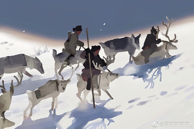画点心情平静的 ​​​​
