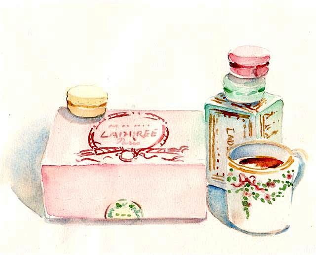 Laduree and tea