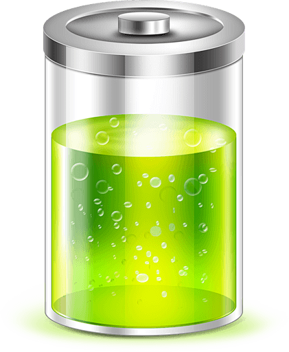 【可下载】绿色电池节能环保电量充电海报素...