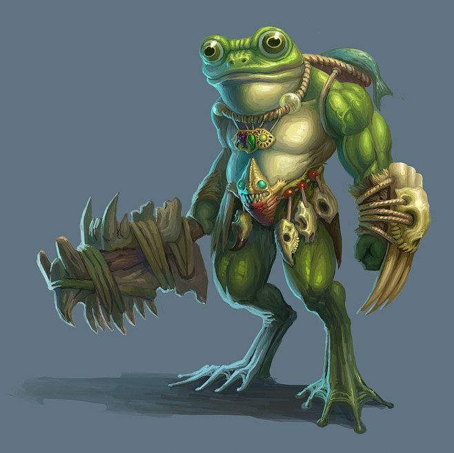 还是青蛙人求指点