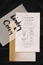 Hand-lettered wedding invitations - fab use of translucent paper. Our paper picks: CT - @reichpaper , UV Ultra - @neenahpaper , Curious Translucents - @arjocreatives Is it any wonder the bride is a graphic designer?