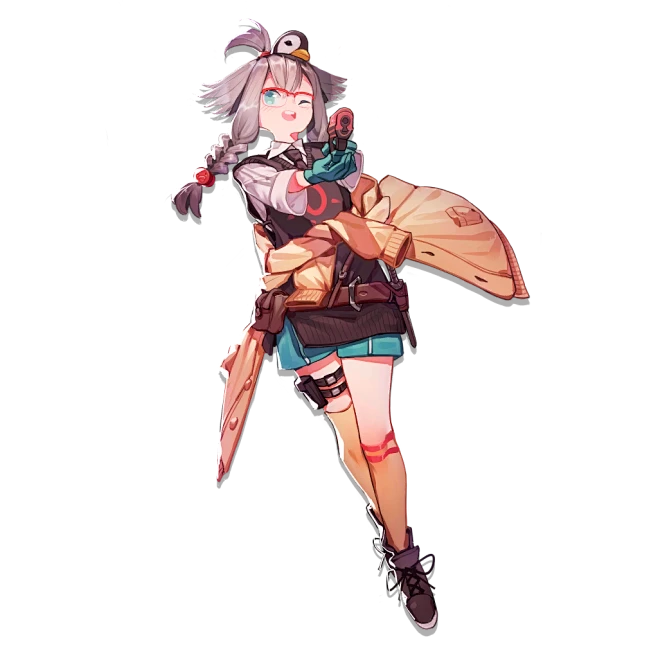 明日方舟立绘_梅_1.png (1024×1024)-花瓣网