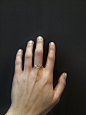 代购 希腊原创设计师Kostas 纯银搪瓷开合可调节纯洁戒指 小雏菊的盛开 新款 2013 正品