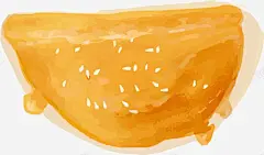 手绘榴莲酥矢量图 页面网页 平面电商 创意素材