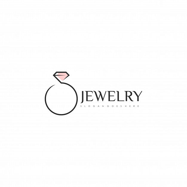 钻戒logo标志矢量图素材