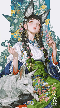 野草种子采集到女-半身