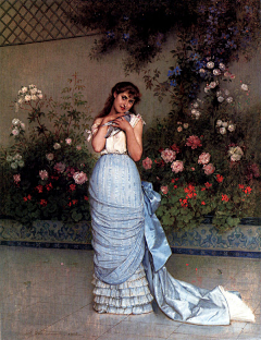 H^_^B采集到法国Auguste Toulmouche 油画