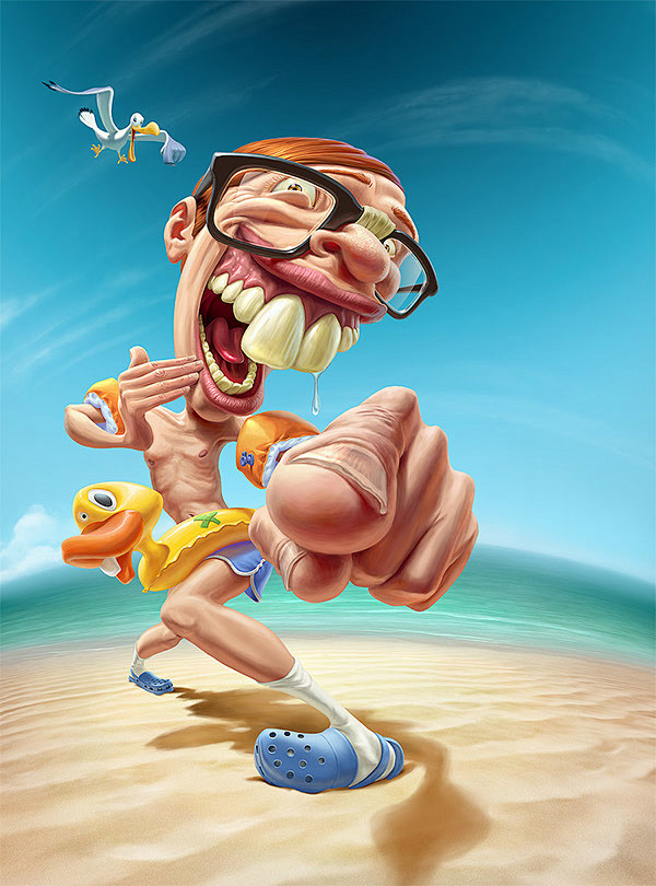 09:01:06夸张人物形象ui设计ui/ux 动漫形象 吉祥物 3d人物 c4d卡通