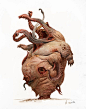 ArtStation - 'the Others-seven sins' board game character- baby gluttony, adrian smith