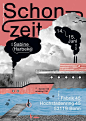 “Schonzeit”, 2018, by philip jursch - typo/graphic posters