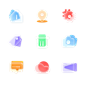千库网_毛玻璃半透明手机图标icon_元素编号13397805