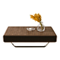 VIG Furniture - Avis Modern Walnut Matte Coffee Table - The soft curved edges of the Avis walnut coffee table creates a safer living environment. An open inner shelf allows for storage of magazines and remotes. Pulling the aesthetically pleasing design to
