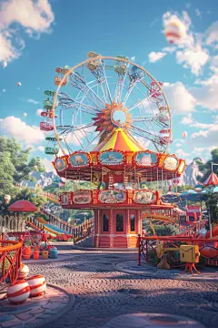 主题乐园游乐场维护