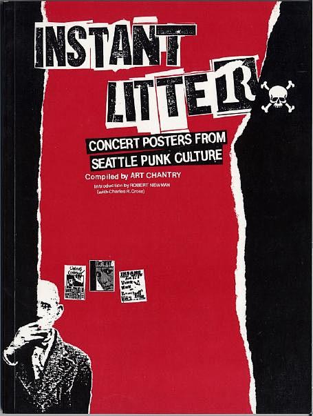 从西雅图朋克文化的即时窝音乐会海报封面