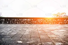 水泥,天空,背景,空的,车站月台,建筑平台,人行道,围墙,地平面,平视角