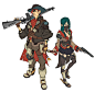Early designs for the Devil Riders