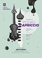 MUSIC EVERYWHERE // POSTERS : Poster series for TSSO regarding the period (September-December 2014). Following this year’s central motto of TSSO ”music everywhere”, illustrations describe the ”presence” of music embedded everywhere. The musical instrument