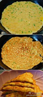 【自己做香蕉饼】准备材料：香蕉、面粉少许、鸡蛋一个、牛奶少量、糖少许、盐一点点、 油一小勺（可省）。将香蕉压成泥，和所有材料混合。做法超级简单啊1、将材料调成饼糊 2、平底锅放一点油，将香蕉糊倒进锅里，小火