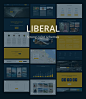 高品质多种配色方案着陆页 Web UI 套件 Liberal UI Kit [for Sketch] – 设计小咖