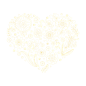 镂空剪纸love爱心形花卉花纹装饰插画 (4)